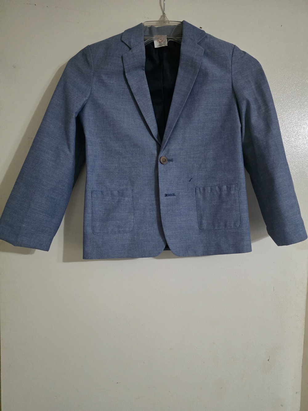 Boy's Light Blue Casual Blazer Tailored 2 Button Notch Lapel Modern Formal‎